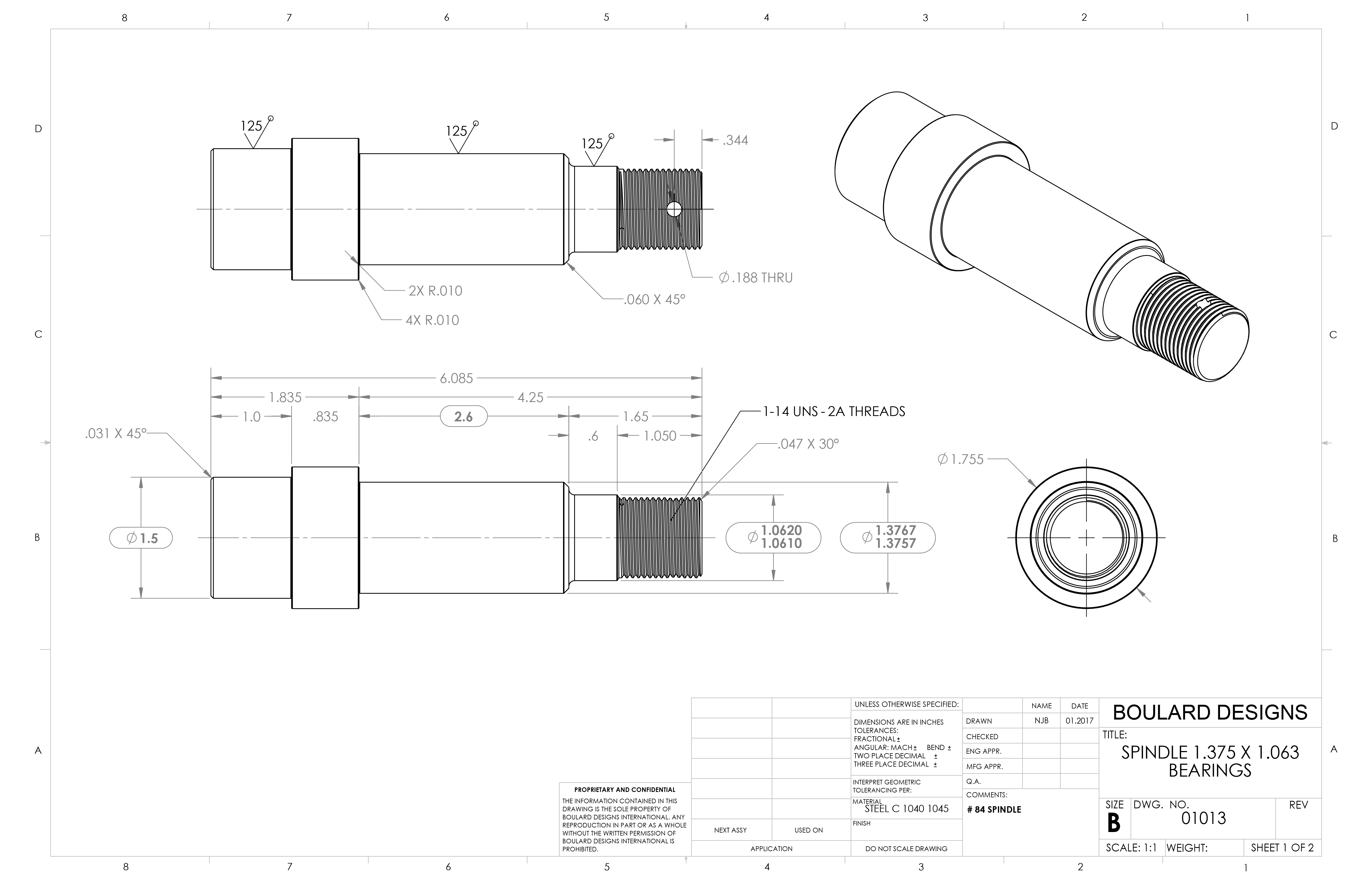 DRAWINGS – Classic Teardrop Trailer